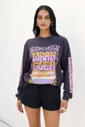 The Stacked L/S Tee Worn Black