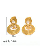 Vacation Style Double Hoop Earrings