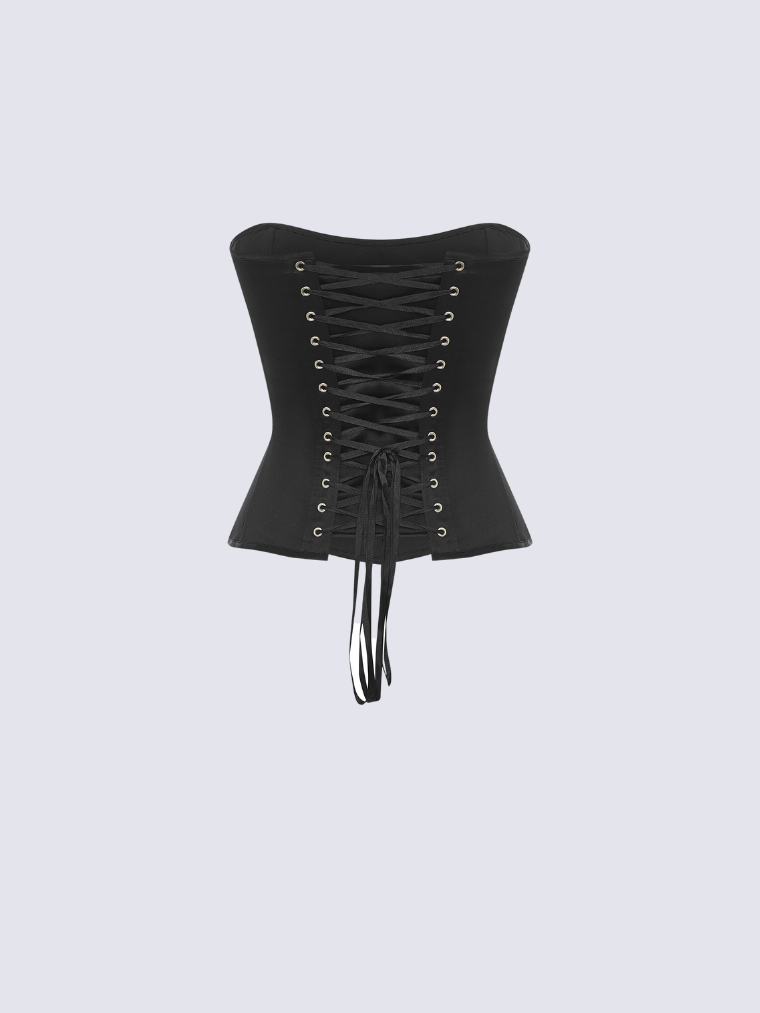 Luxurious Satin Corset for a Flawless Silhouette