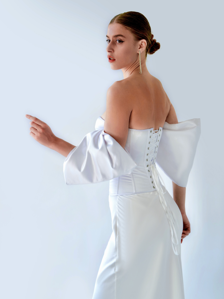 White Libra Corset - Elegant, Figure-Flattering Fit