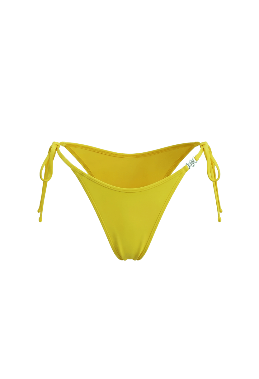 Gia Tie-Side Cheeky Bottom Yellow