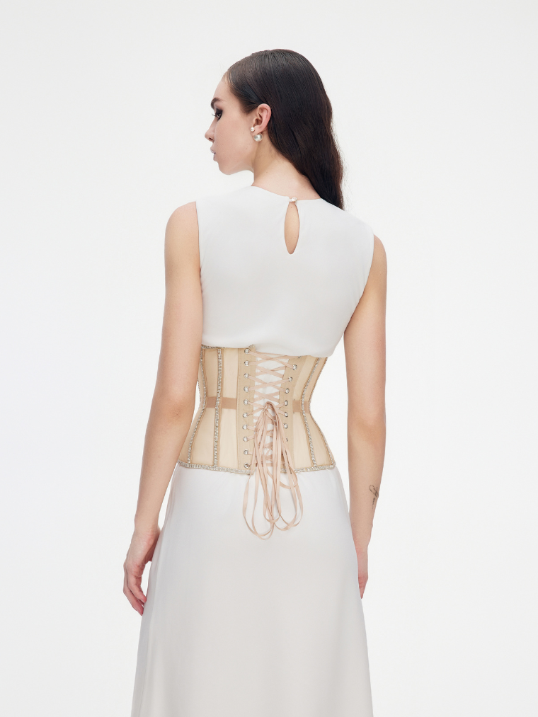 Rhinestone-Embellished Cape