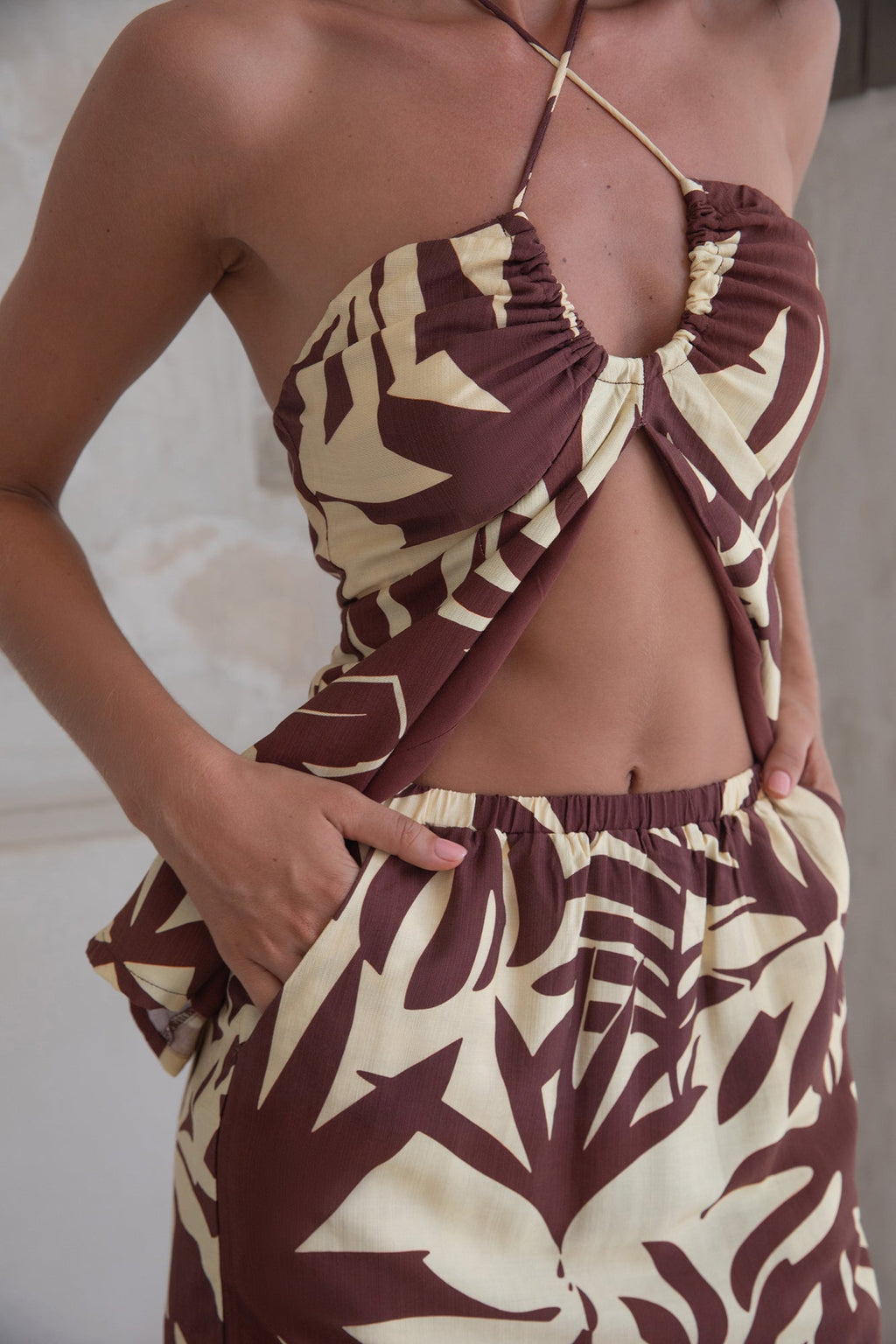 Rastie Top Matelo Print