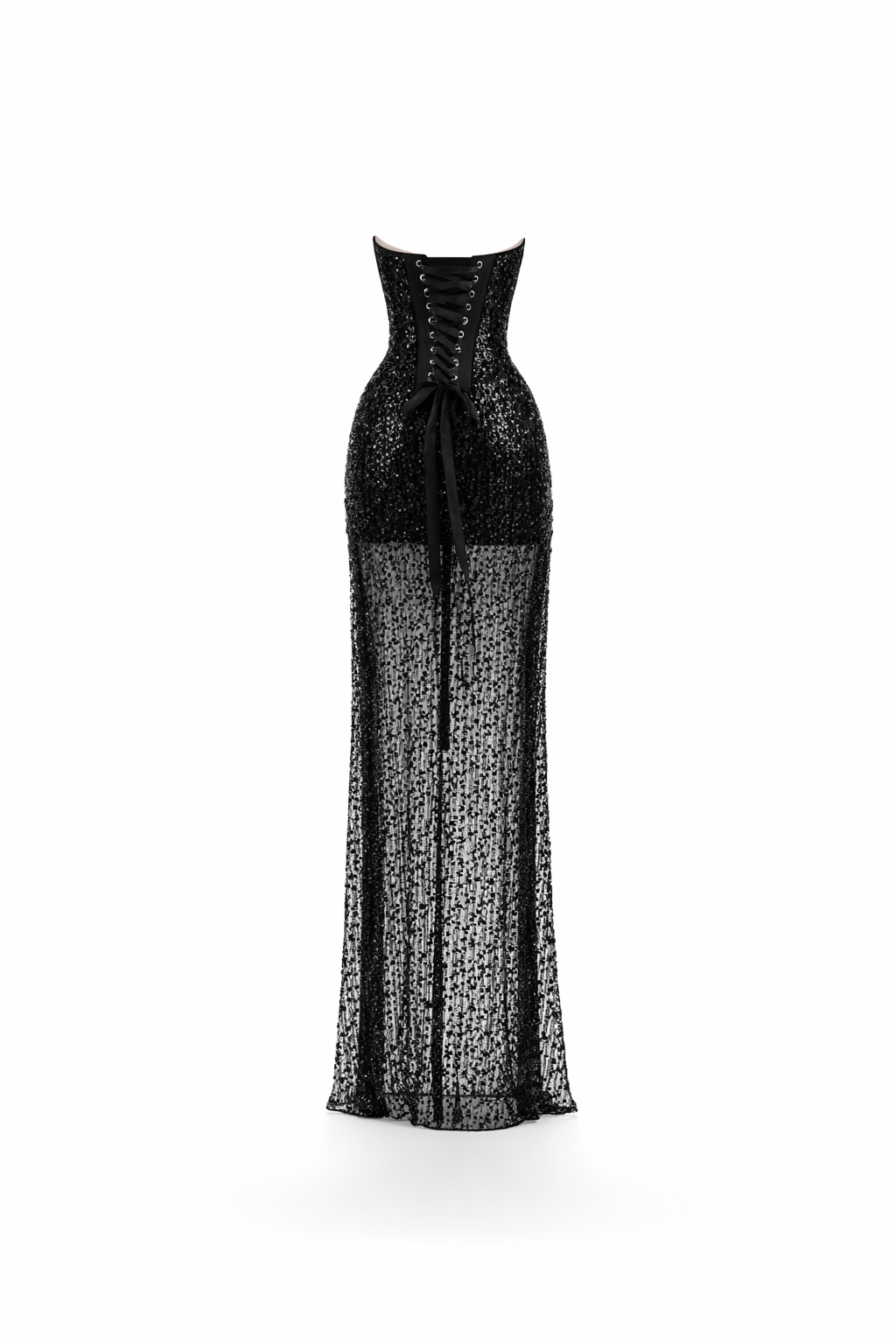 Swan Temptation Evening Dress