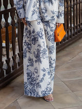 Unique Bold Blooms Relaxed Fit Floral Print Button-Up Shirt