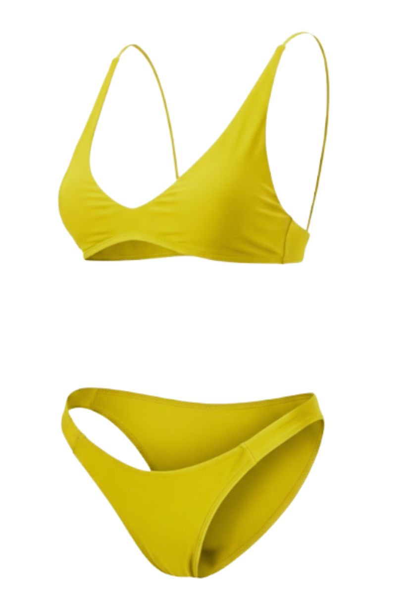 Elara Yellow Bikini Set - Bright, Flattering Swimwear for Sunny Days