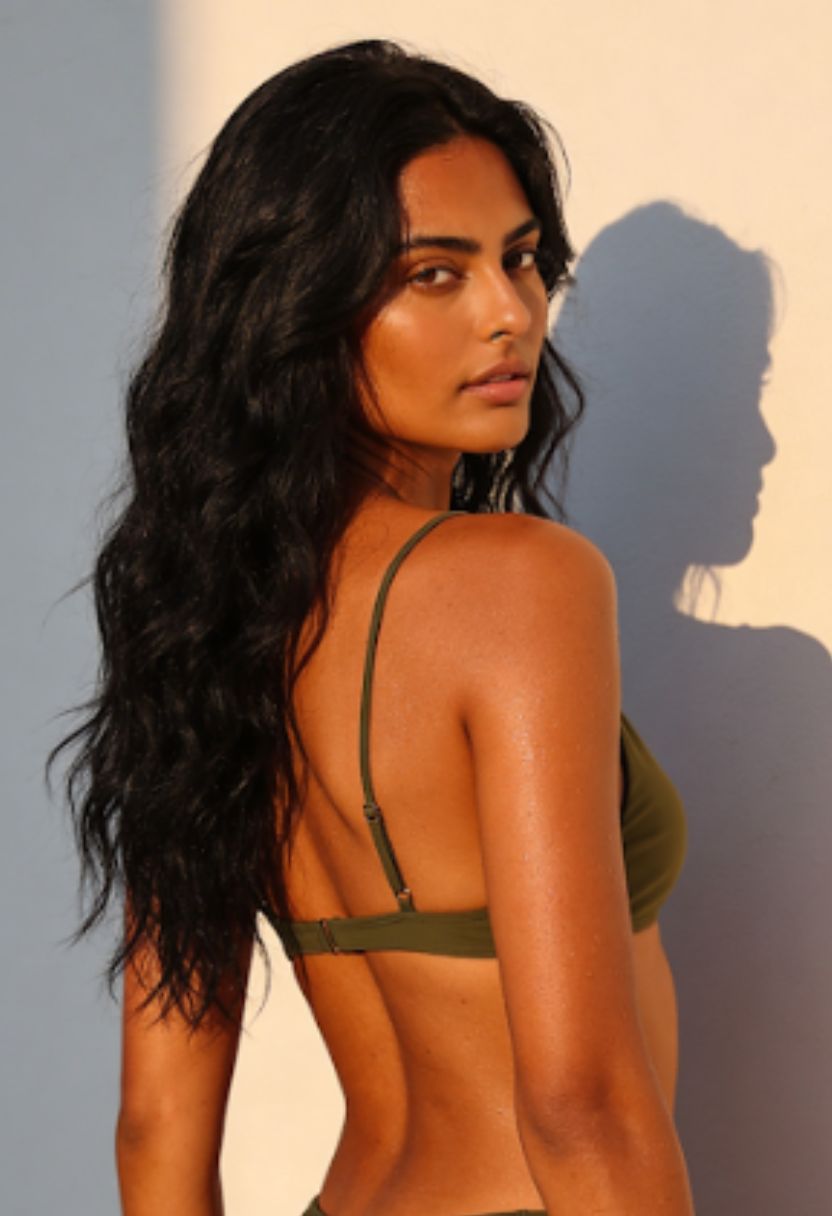 Elara Bikini Top Olive