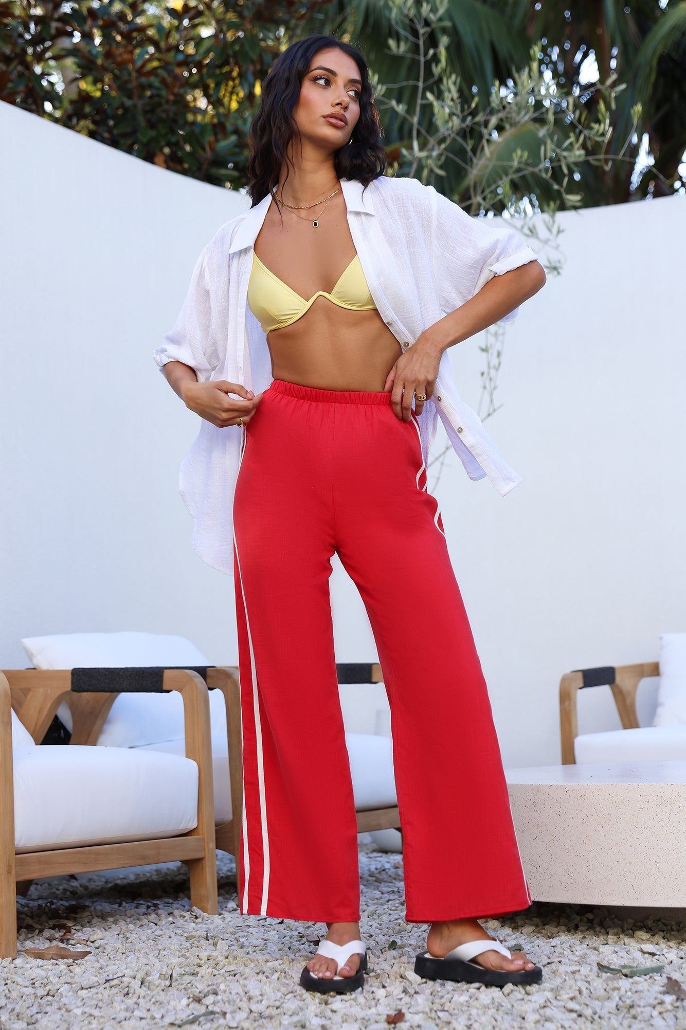 The Open Road Pants Red
