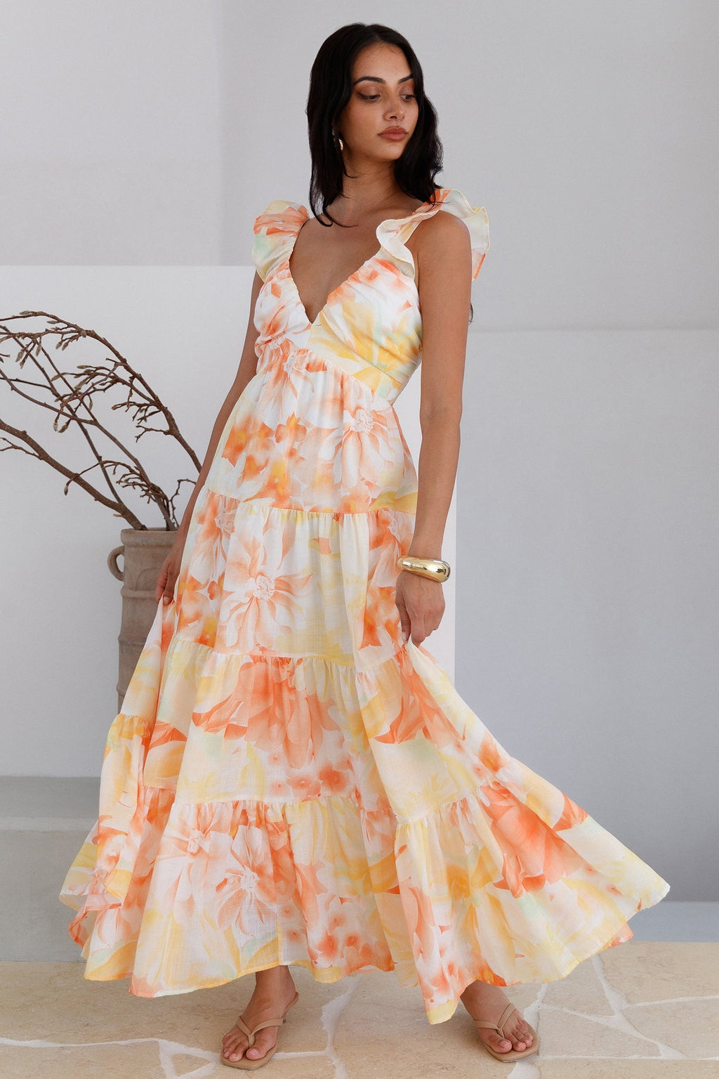 Regella Maxi Dress Yellow
