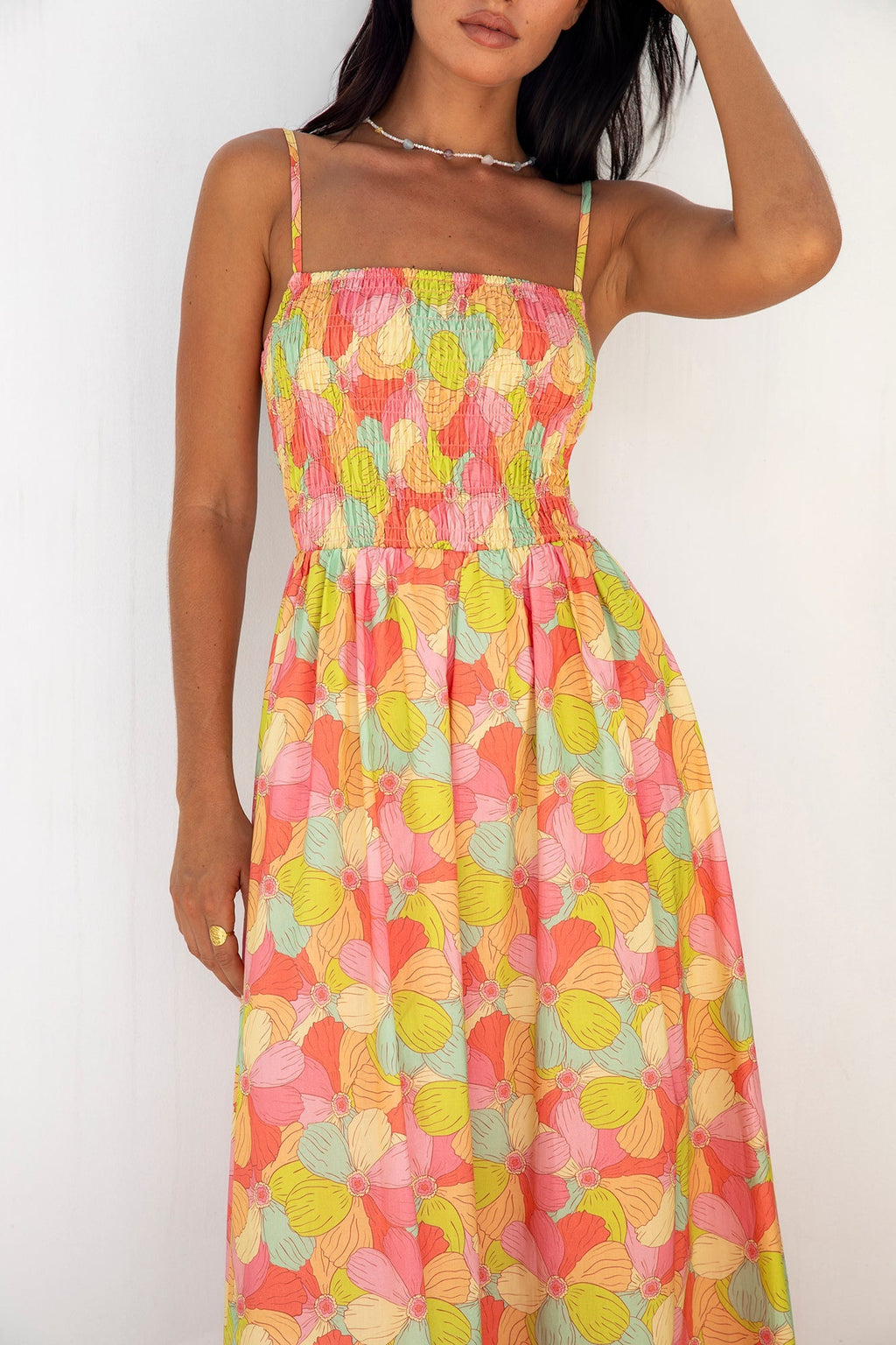 ARESS MILANO In Bloom Maxi Dress Floral