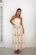 ARESS MILANO Bellissima Strapless Maxi Dress Pink