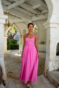 ARESS MILANO Blushing Lovers Maxi Dress Pink