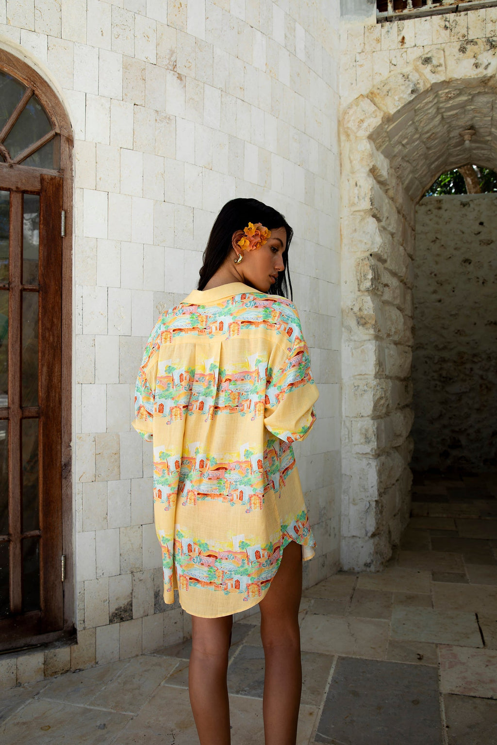 ARESS MILANO Venice Shirt Casablanca Print