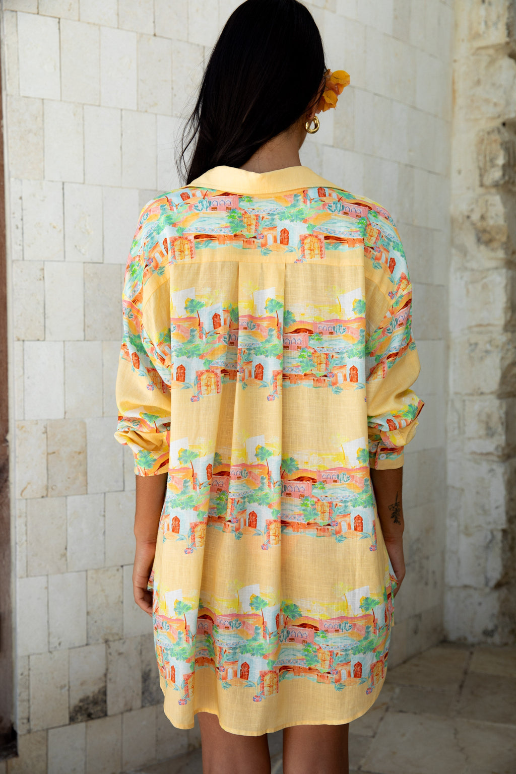 ARESS MILANO Venice Shirt Casablanca Print