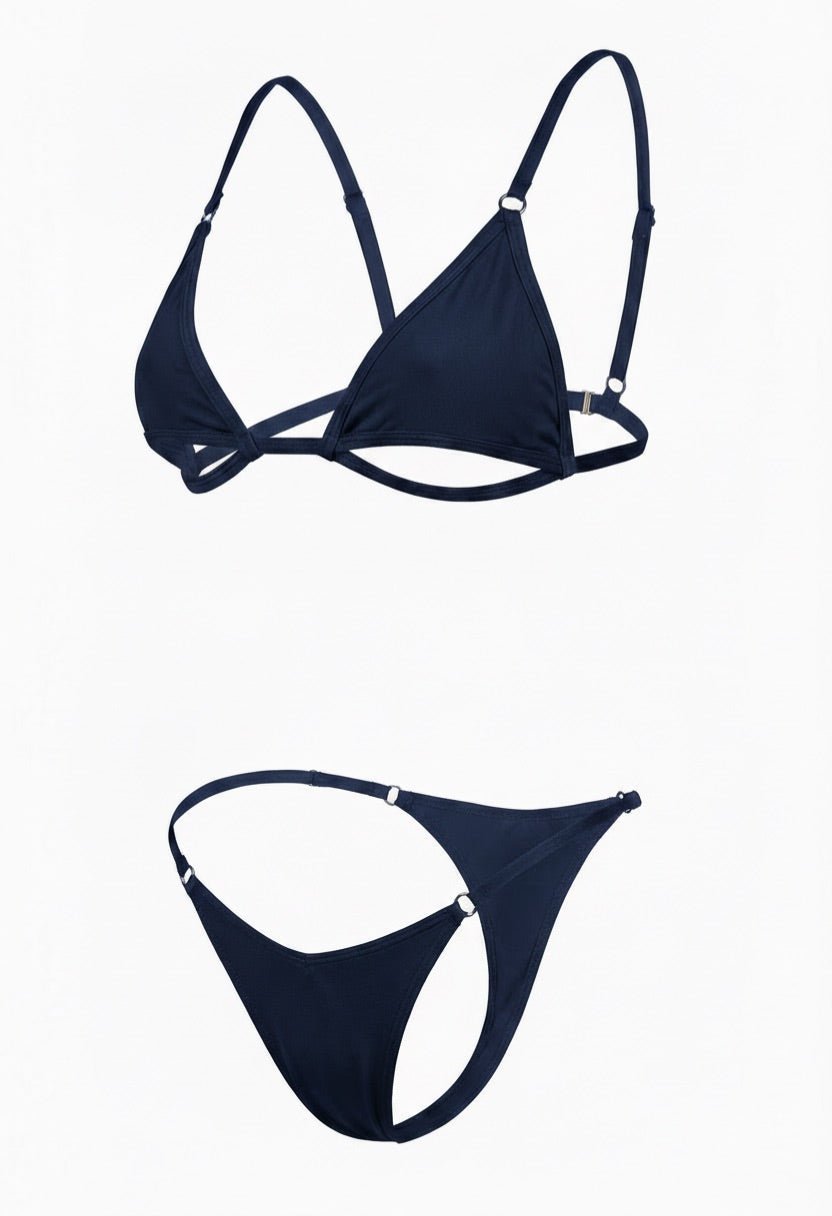 Luna Navy Two-Piece Bikini Set