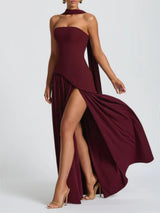 Maliyah Maxi Dress - Cherry Lacquer
