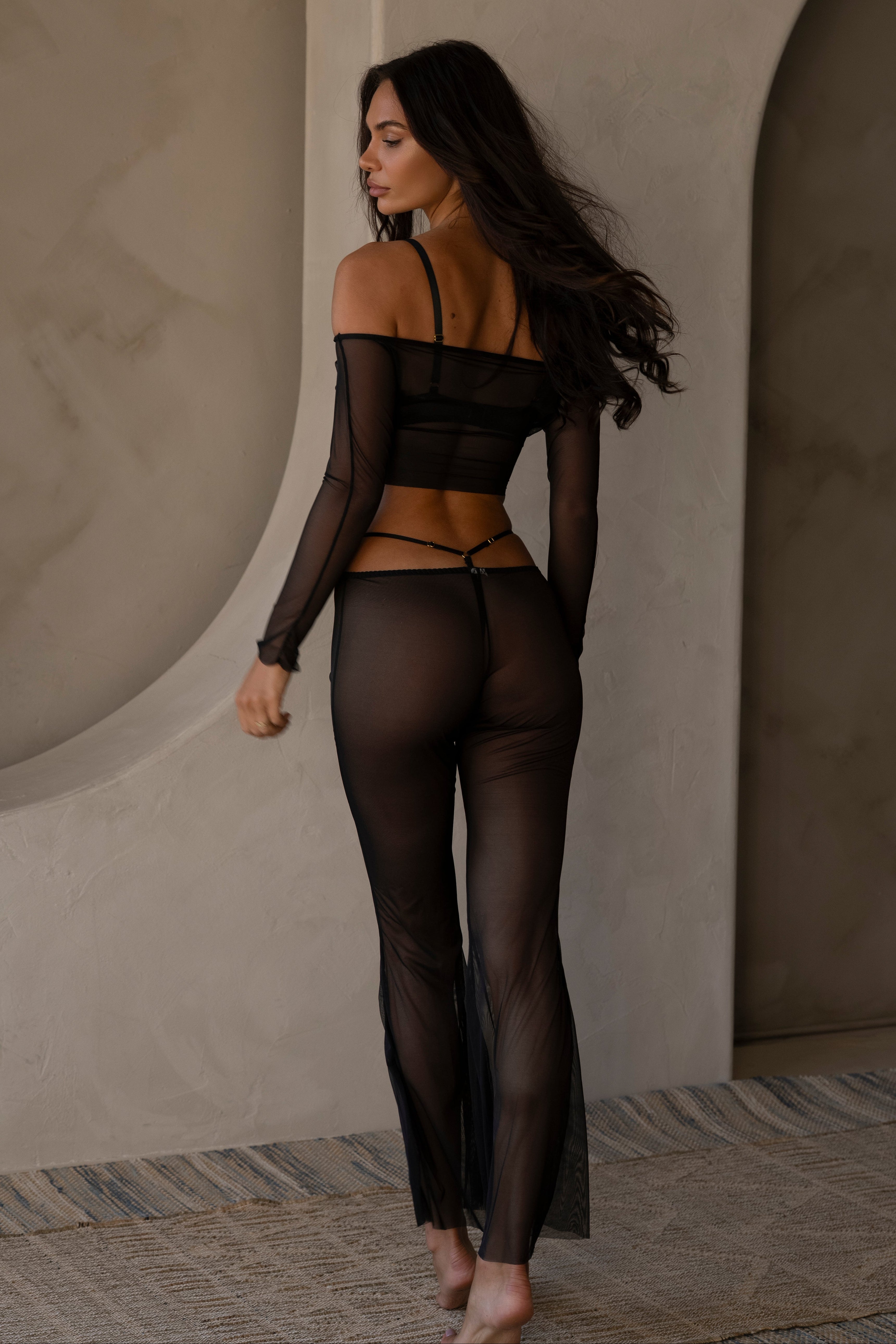 Nora Sheer Lingerie Set - Elegant Transparent Allure