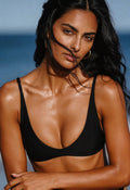 Elara Bikini Top Black