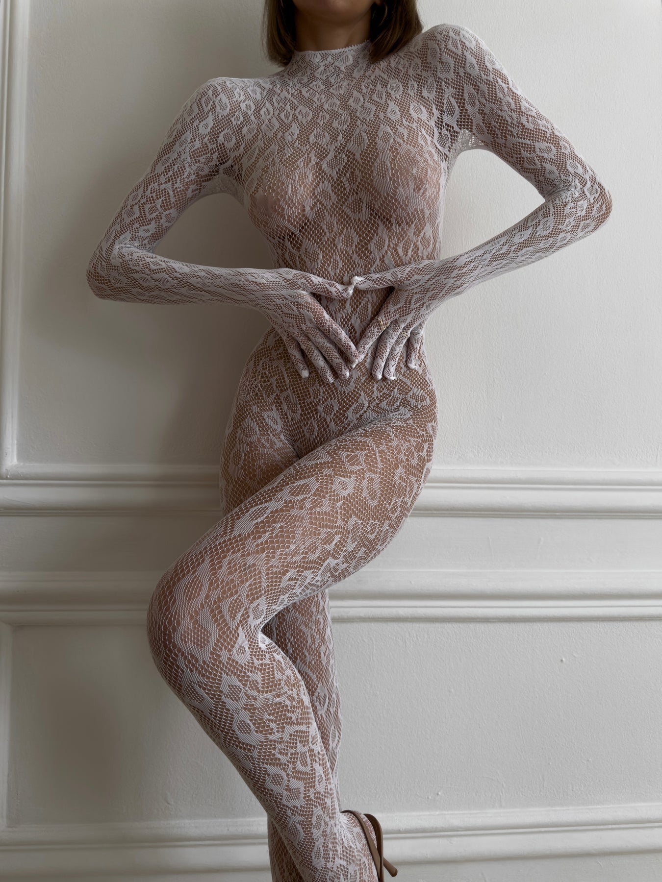 Venus Lace Bodysuit - Elegant Lace, Figure-Flattering Fit
