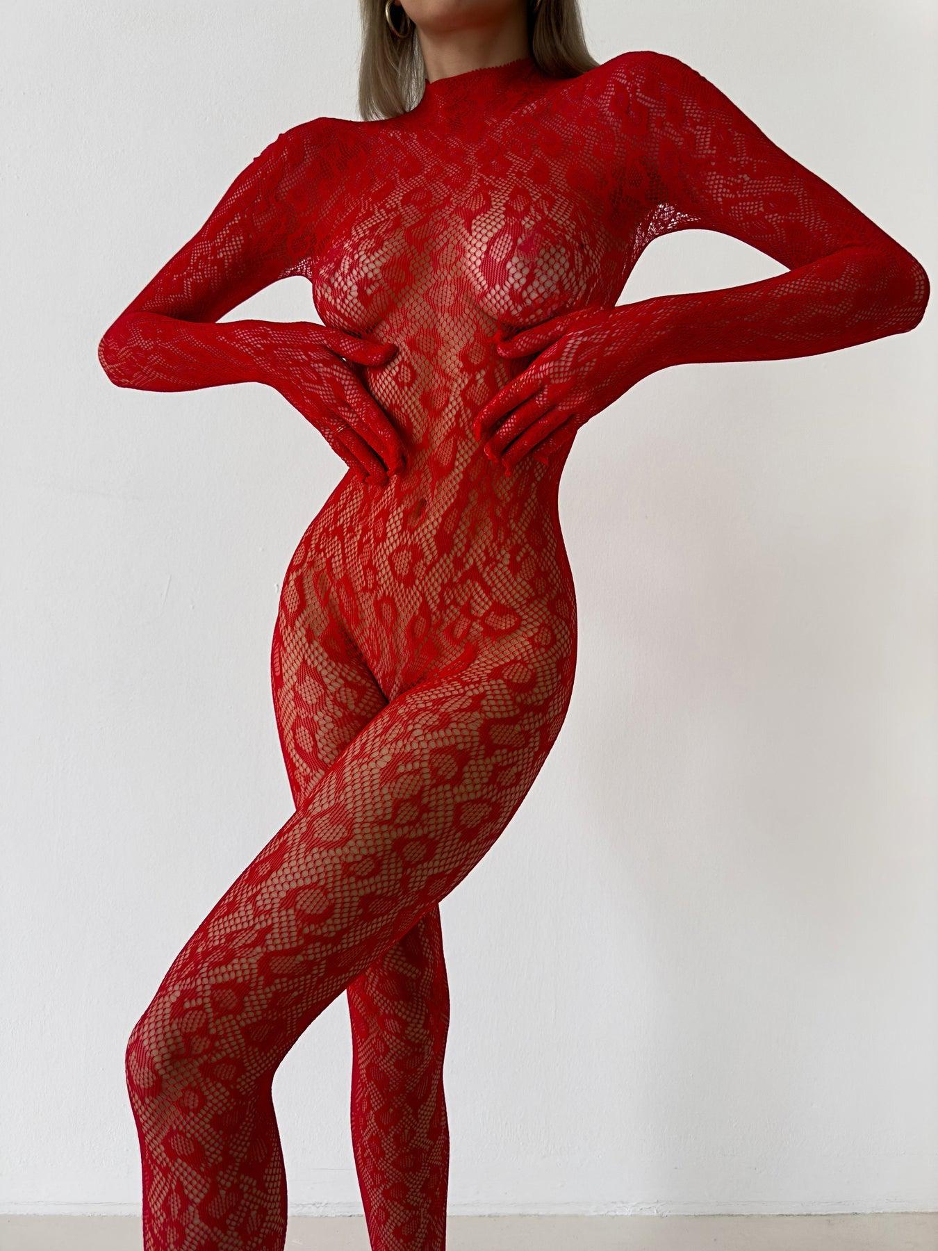 Venus Lace Bodysuit - Elegant Lace, Figure-Flattering Fit