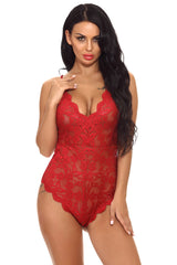 Floral Scalloped Teddy