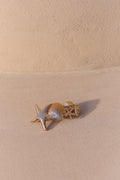Pretty Oceans Hair Claw Clip Gold