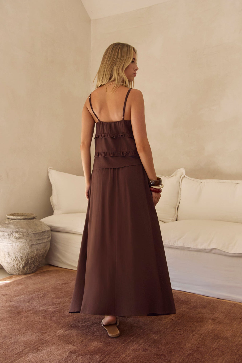 Wave Chaser Top Brown