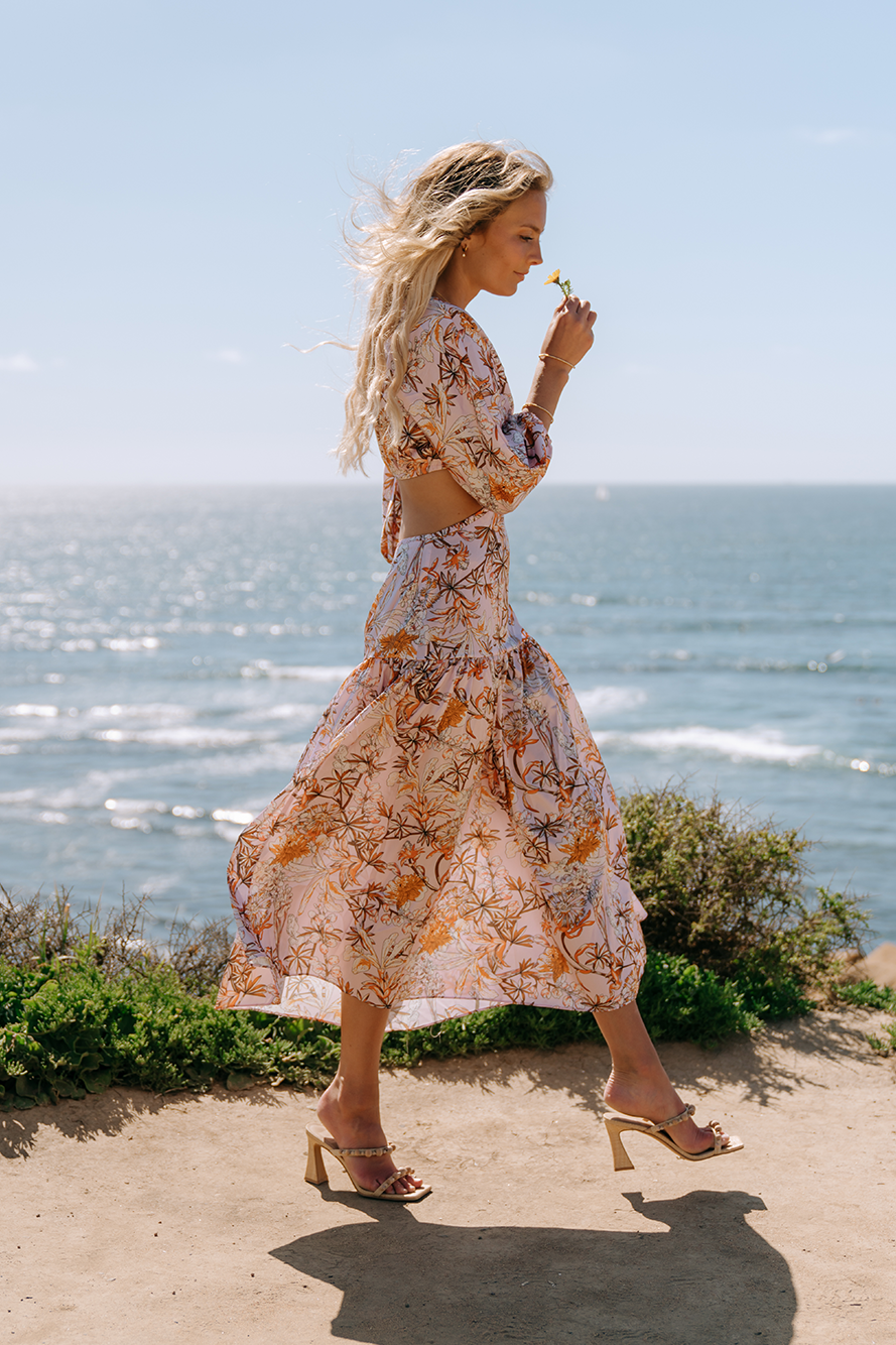 Come And Go Maxi Dress Pink